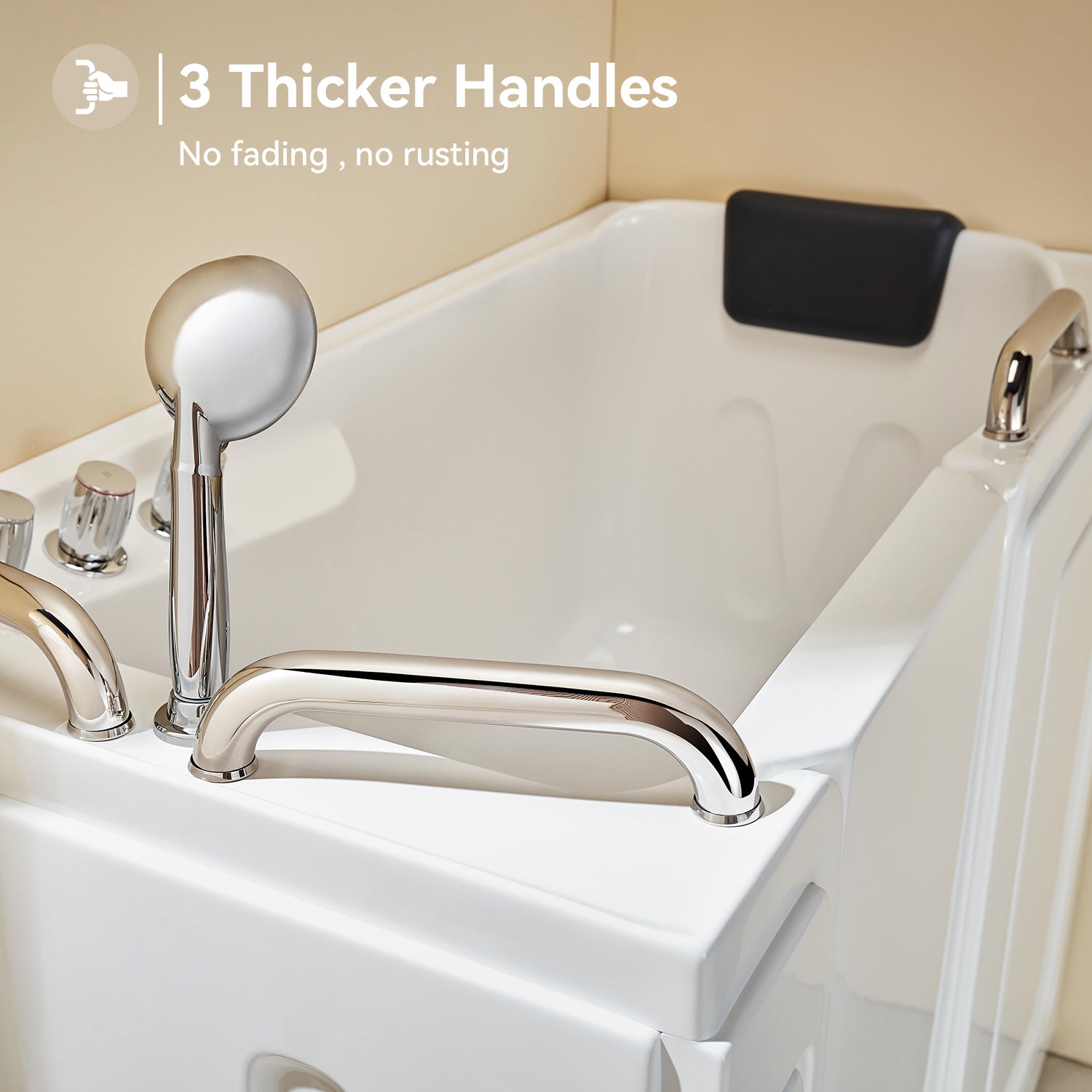 Walk in Tub with Shower and ADA Compliant for Senior Model WT52-L