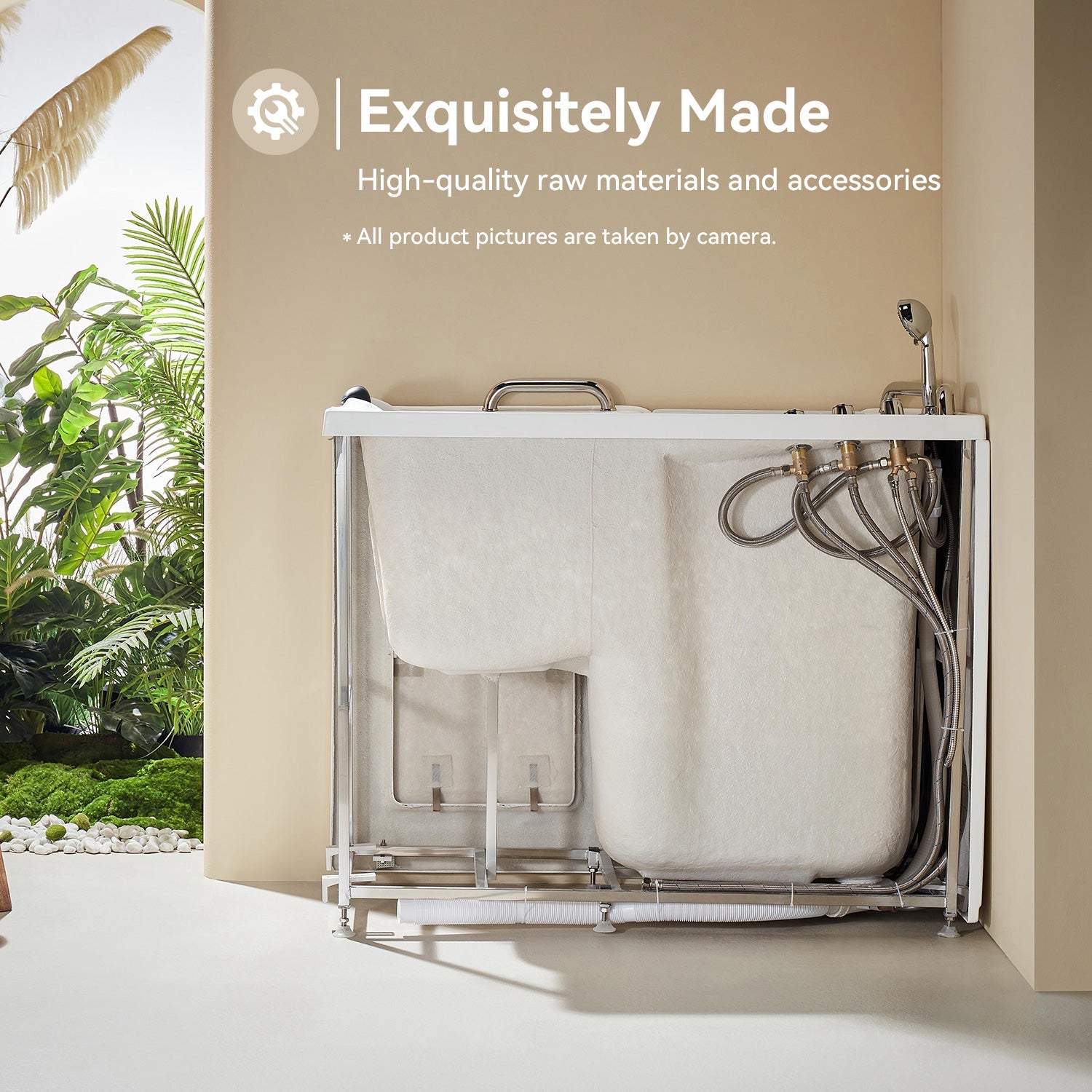 Walk in Tub with Shower and ADA Compliant for Senior Model WT52-L