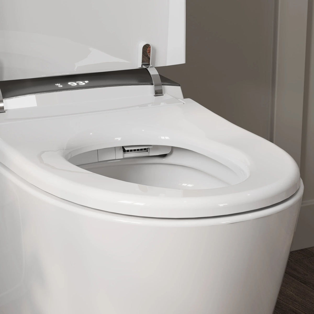 HORWOW T03 Tankless Elongated Smart Toilet Bidet in White with Auto Flush, Heated Seat, Warm Air Dryer, Bubble Infusion Wash