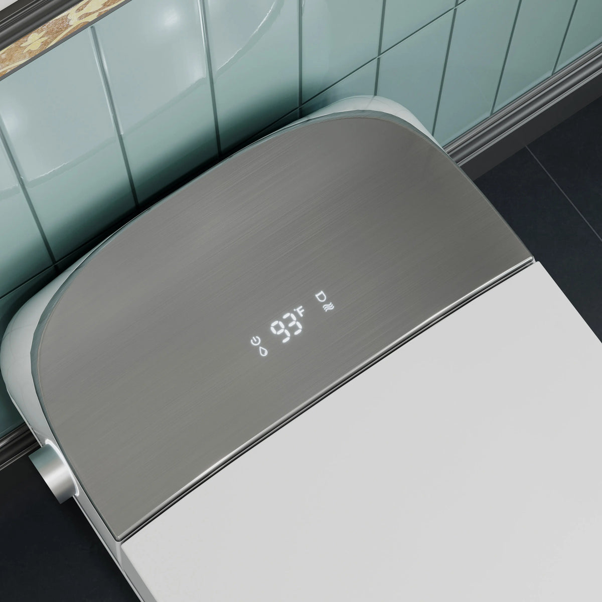 HOROW T03-AOCElongated Smart Bidet Toilet 1.1 GPF in White with Auto Open/Close, Tank, Heated Seat, Auto Flush, UV Purification