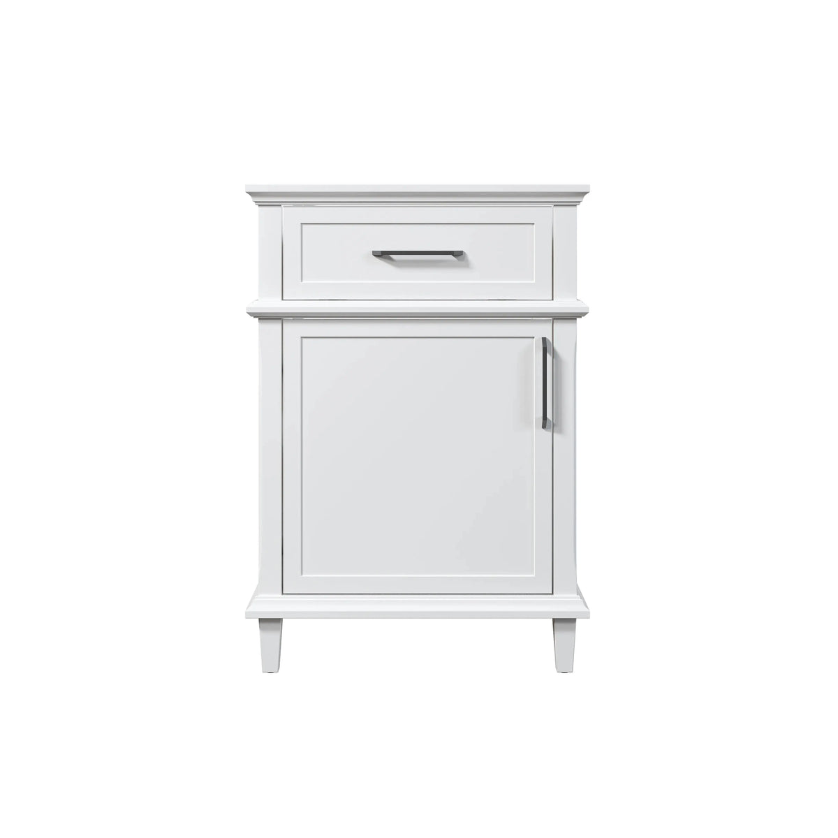 HOROW Soft-Close 24" Bathroom Vanity Cabinet with Tilt-Down Drawer & Spacious Storage Model HR-VNA24-1