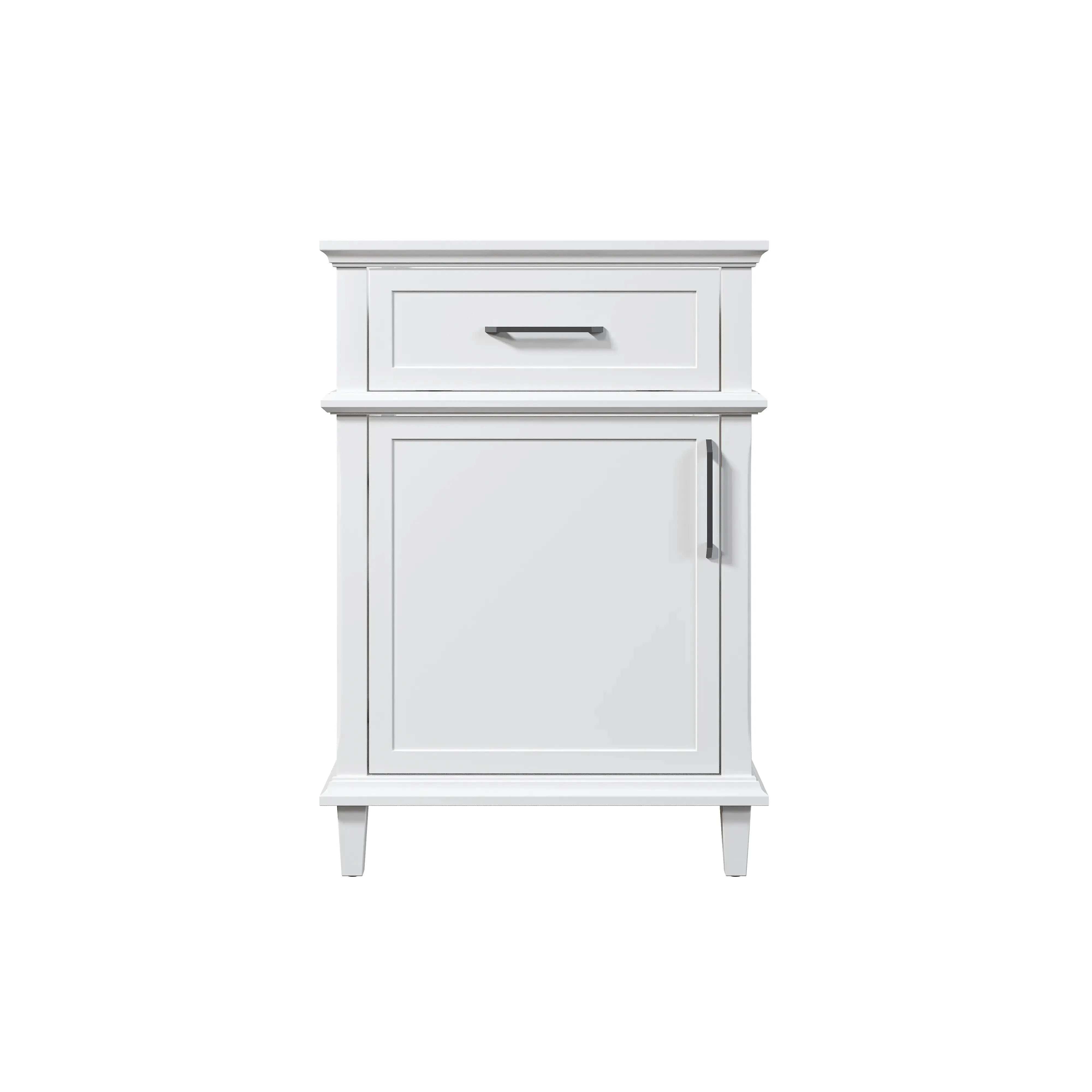 HOROW Soft-Close 24" Bathroom Vanity Cabinet with Tilt-Down Drawer & Spacious Storage Model HR-VNA24-1