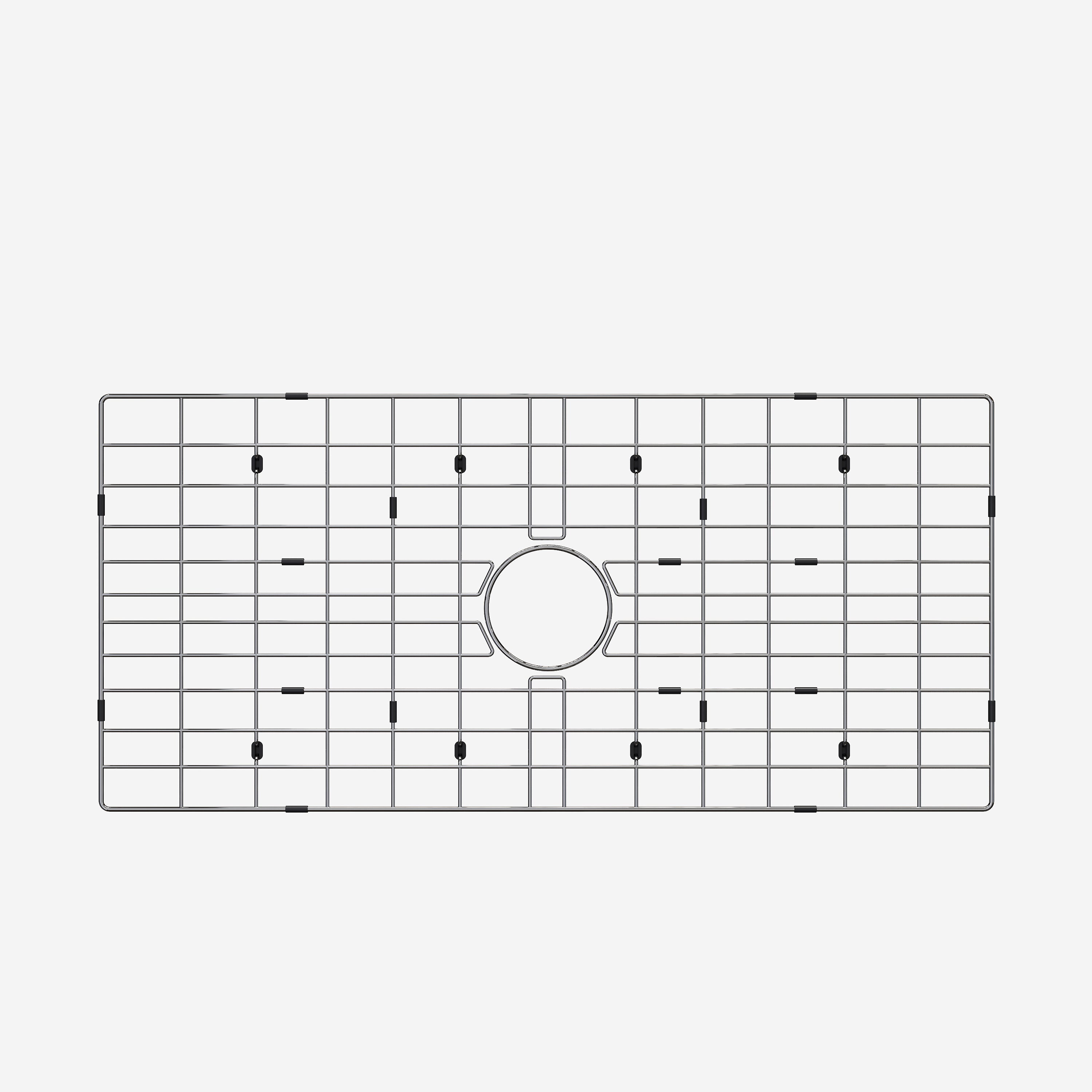 HOROW 36 Inch Sink Black Kitchen Farm Sink With Basket Strainer Model HR-S3618B