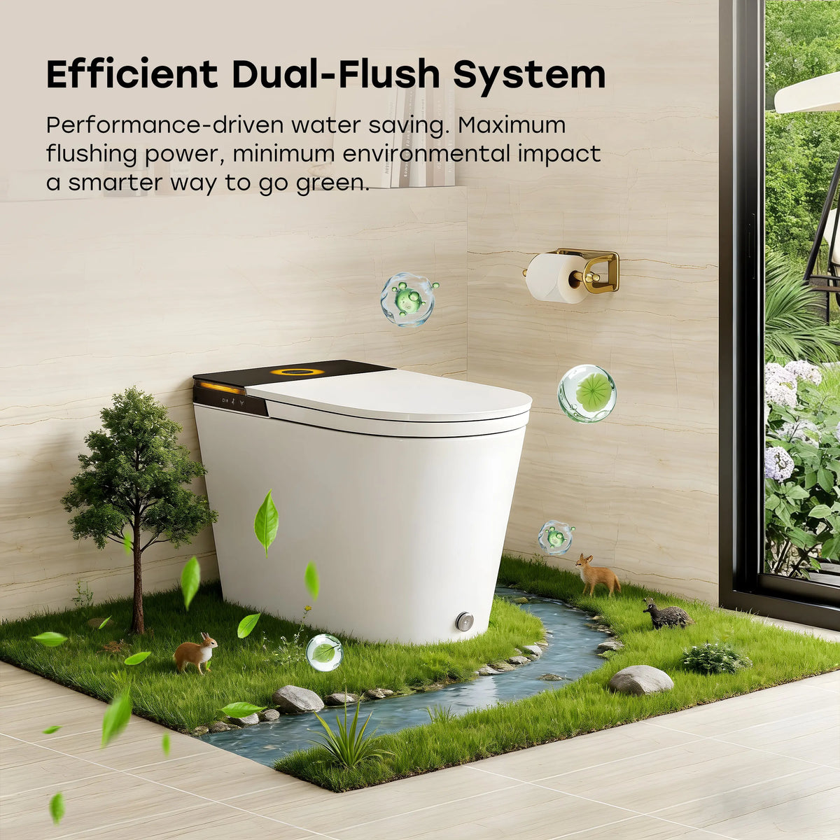 Manufacturer HOROW X70 Smart Toilet With ADA & Dual Flush
