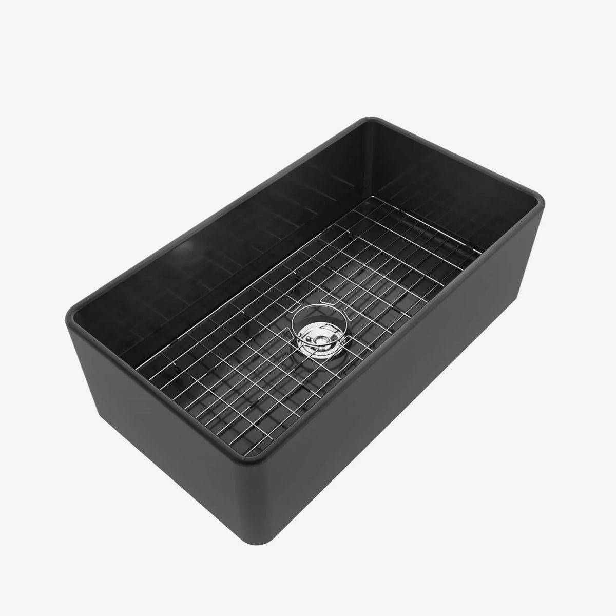 HOROW Best Black Farmhouse Sink Apron Single Bowl Model HR-S3018B HOROW