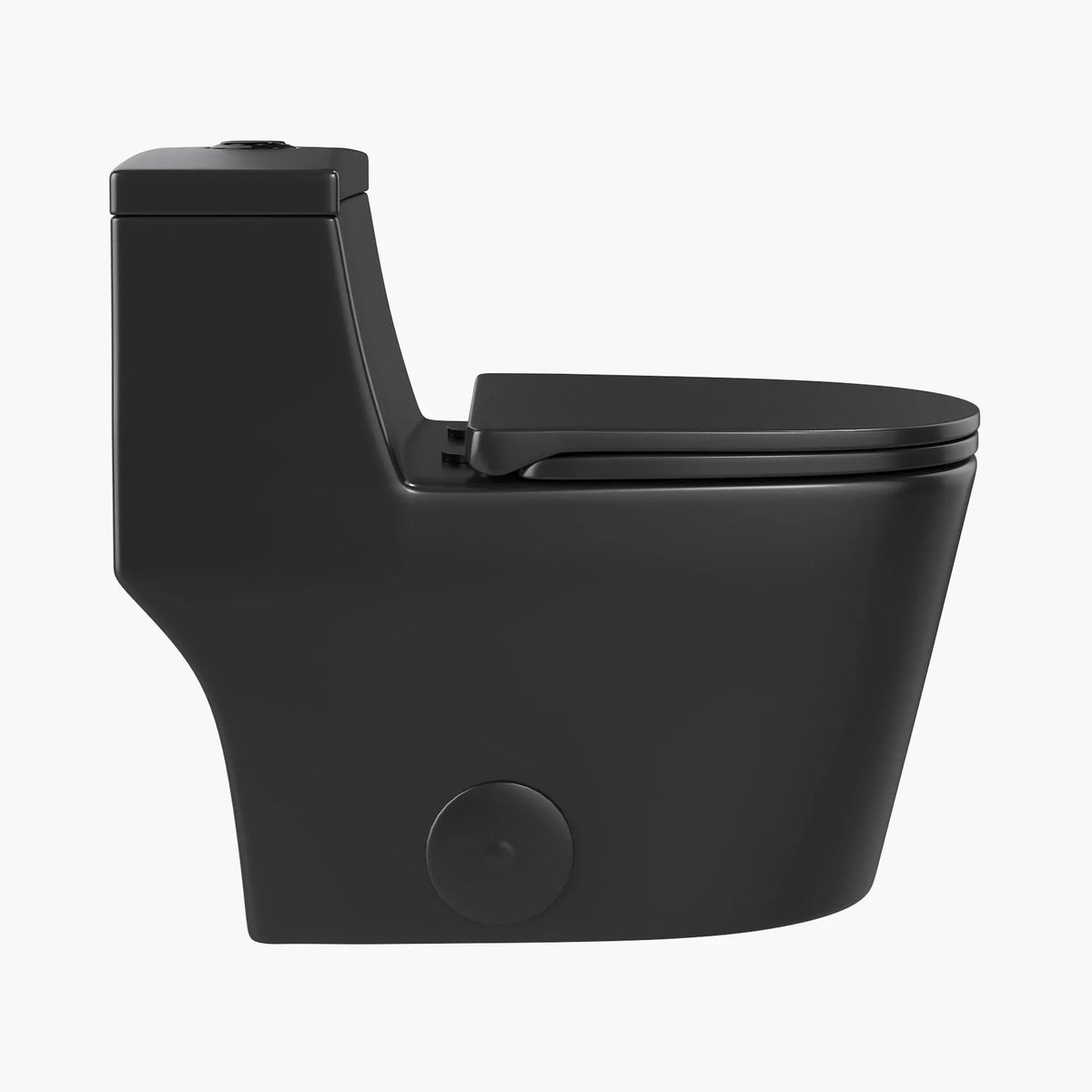 HOROW Dual Flush 1.28 GPF Elongated Toilet HOROW One Piece Toilet With Seat Model HR-T0280B HOROW