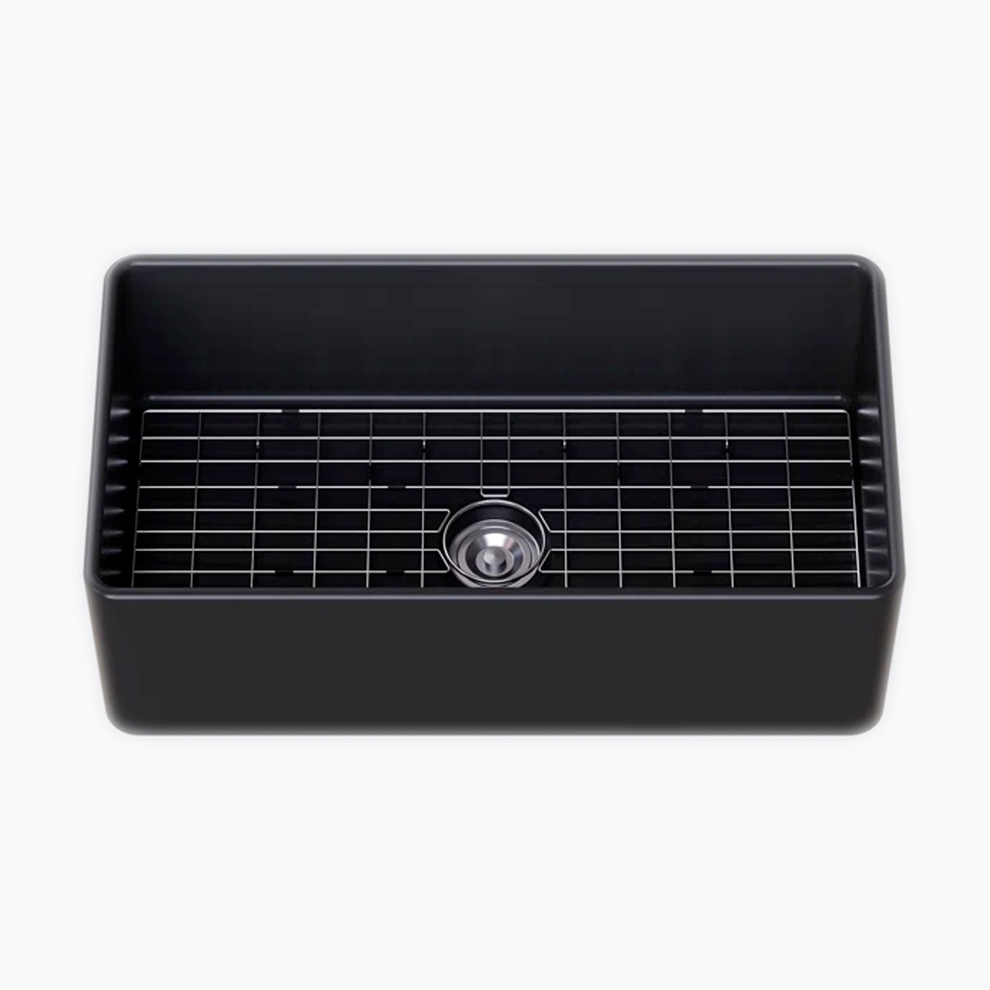 HOROW 33 Inch Sink With Grid and Basket Strainer For Farm Kitchen Model HR-S3318B