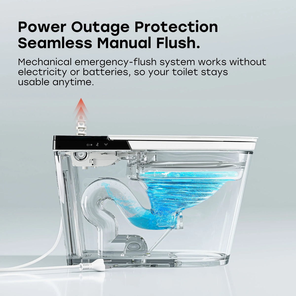 Manufacturer HOROW X70 Smart Toilet With ADA & Dual Flush