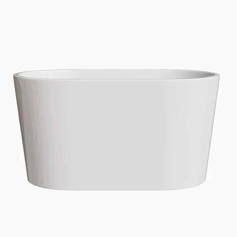 HOROW Freestanding Acrylic Bathtub 47 inch Soaking Tub Model TU47-MB-NS