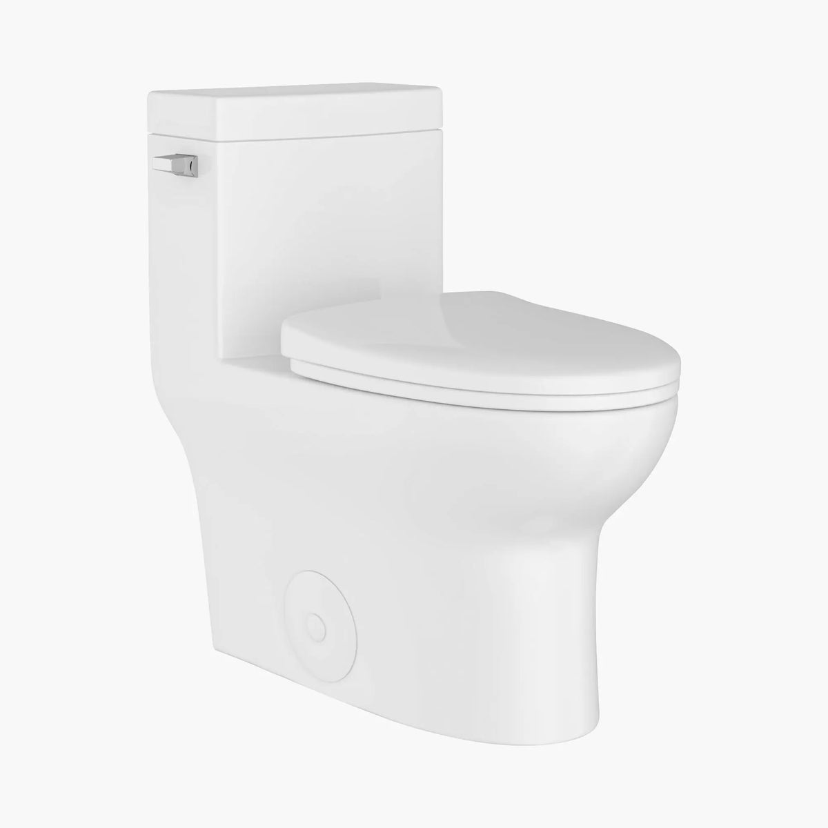 HOROW Comfort Height Elongated Toilet Single Flush 1 Piece Toilet Model ST076W HOROW