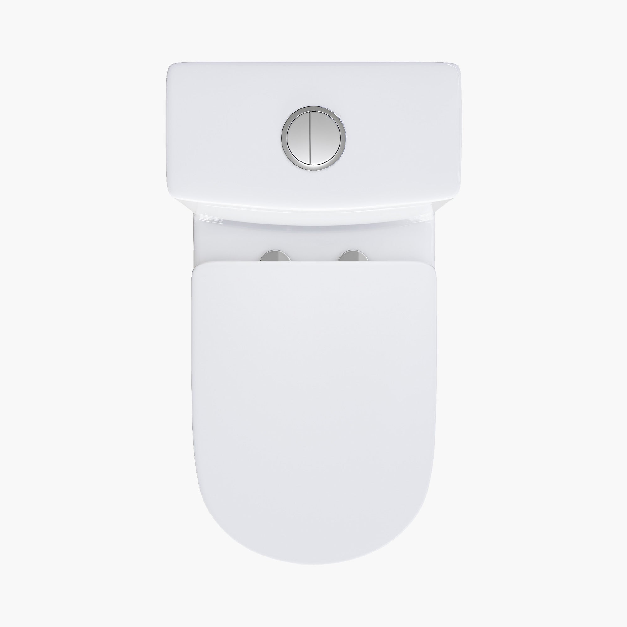 Compact 12" Rough In Toilet – HOROW 8733S One-Piece Round Design