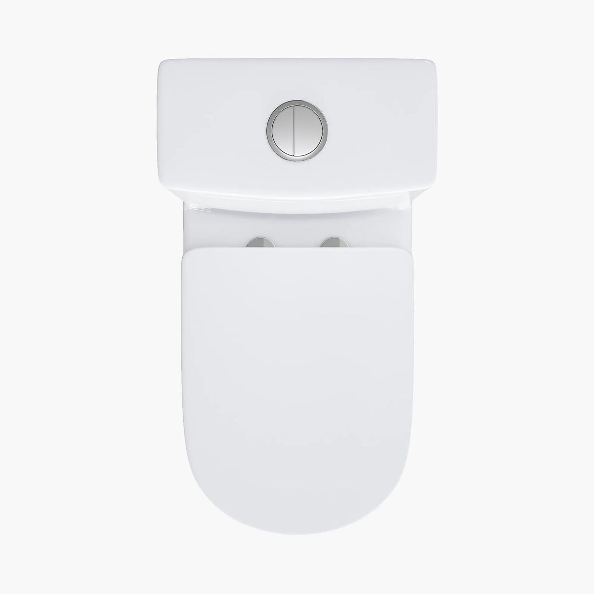 Compact 12" Rough In Toilet – HOROW 8733S One-Piece Round Design HOROW