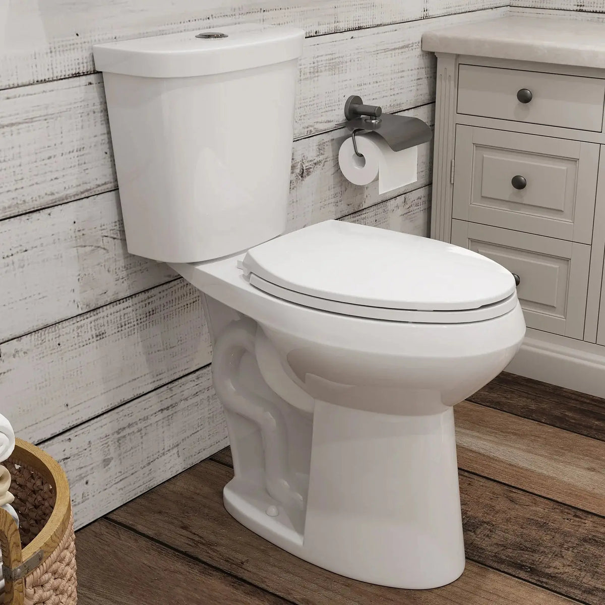 Dual Flush 2 Piece Toilet with Elongated Bowl and Dual Flush Model HWTT - E03D HOROW