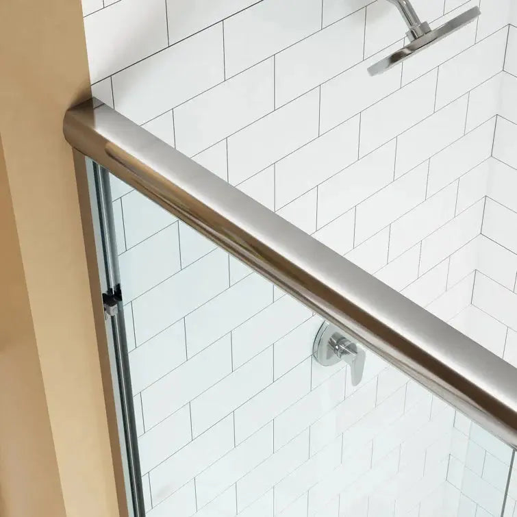 HOROW 59 Inch Glass Shower Door Sliding Chrome Shower Door Model BE5972-CH HOROW