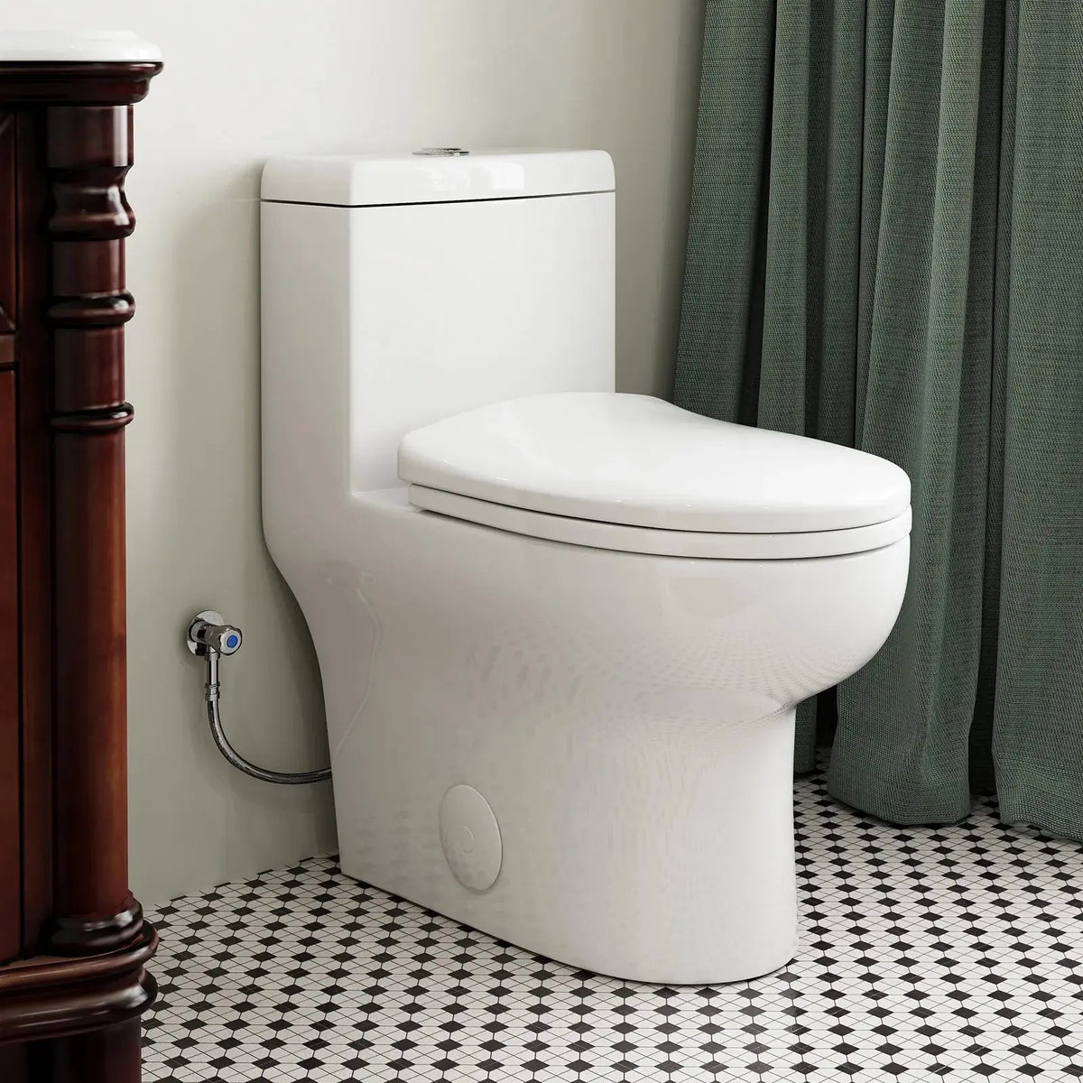 HOROW Dual Flush Toilet 12 Inch Rough In Toilet Model 76D HOROW