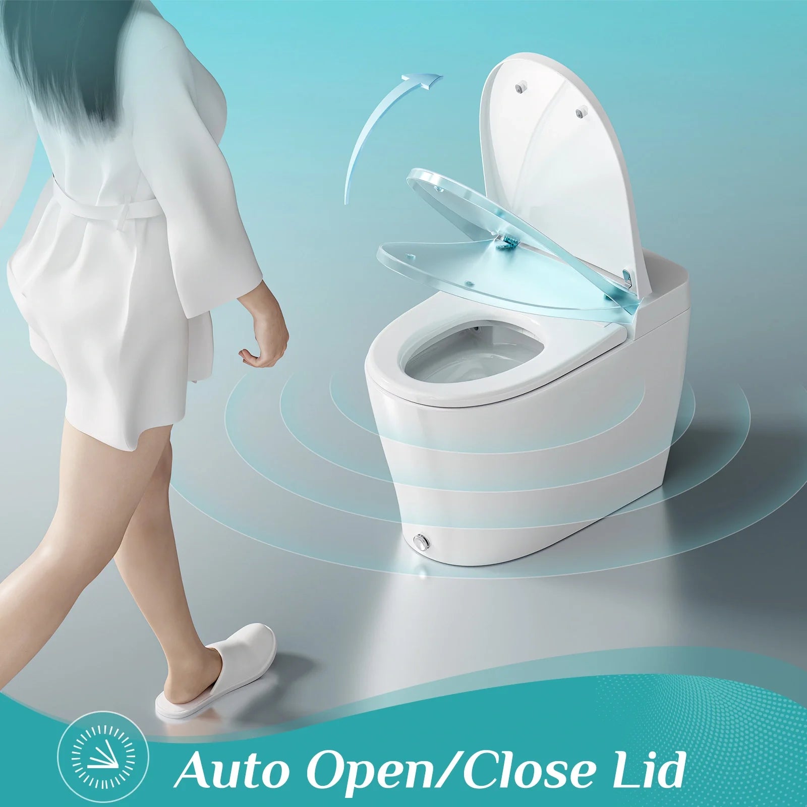 HOROW Best Bidet Toilet Combo Heated Toilet Seat Elongated Model T05