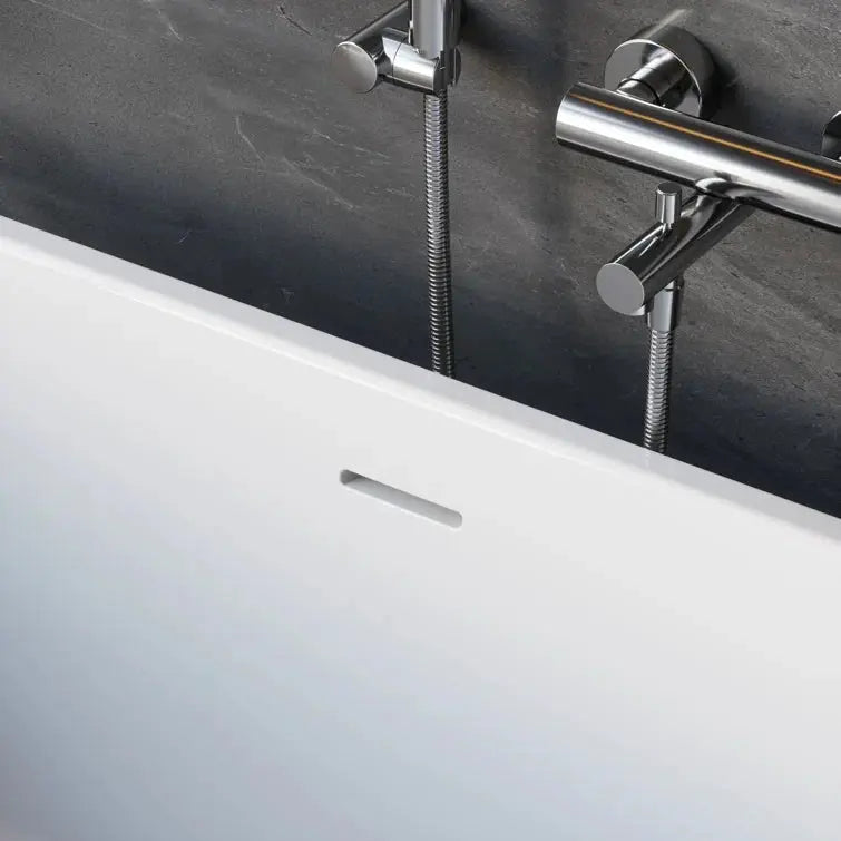 HOROW 2 Person Bathtub 67 inch Freestanding Tub Model TU67-MB HOROW