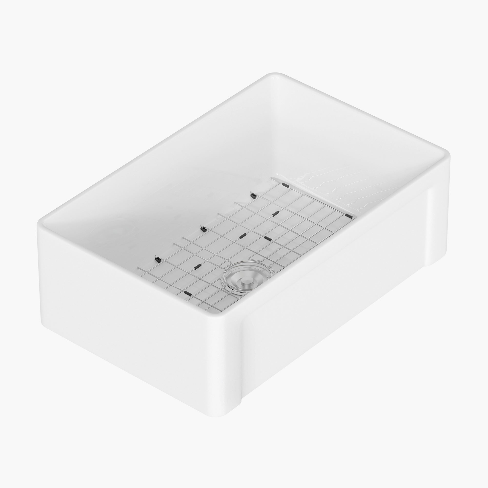 HOROW Farmhouse Kitchen Sink Reversible Single Bowl Model HR-S0185W