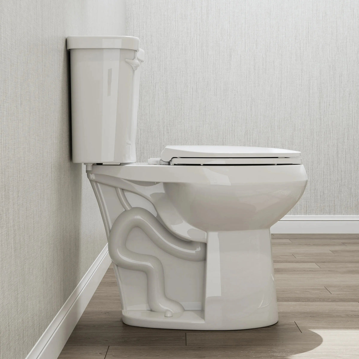 Elongated 2 Piece Toilet with Single Flush and ADA Model HWTT - E03S HOROW