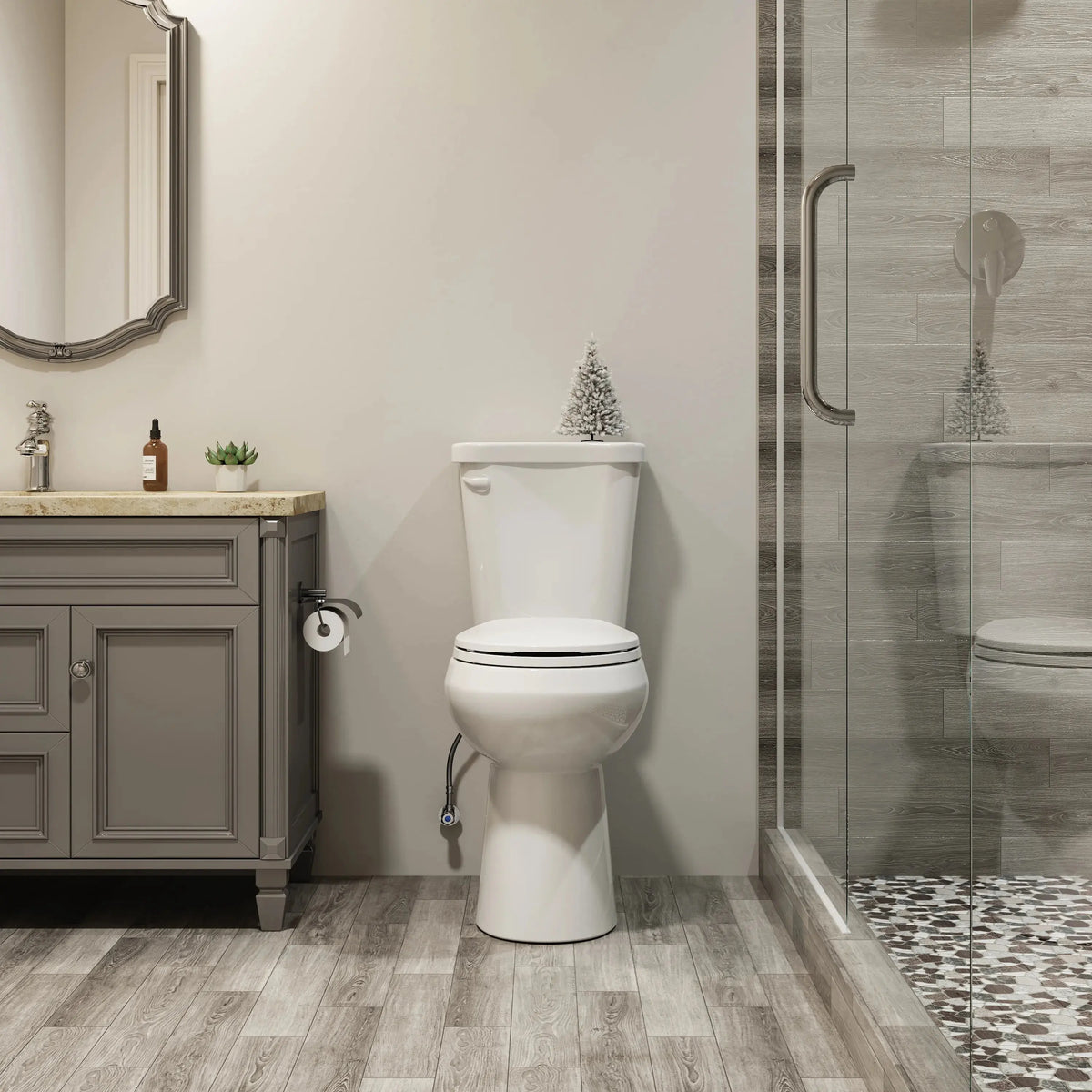 12 Inch Rough In 2 Piece Toilet with ADA Compliant and Single Flush Model HWTT - R03S HOROW