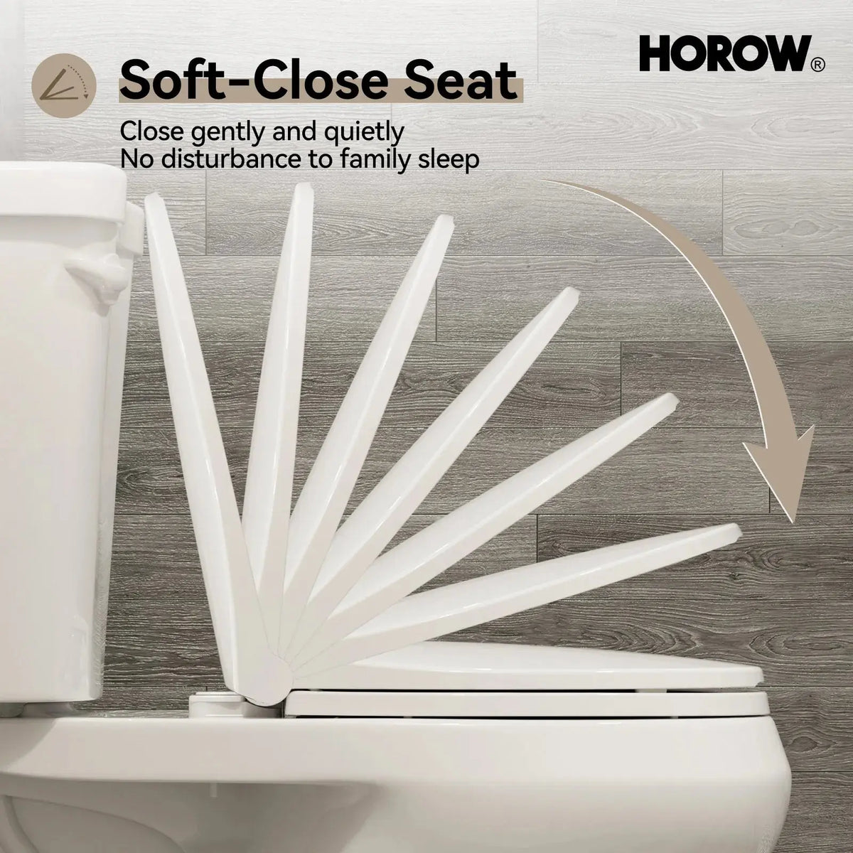12 Inch Rough In 2 Piece Toilet with ADA Compliant and Single Flush Model HWTT - R03S HOROW
