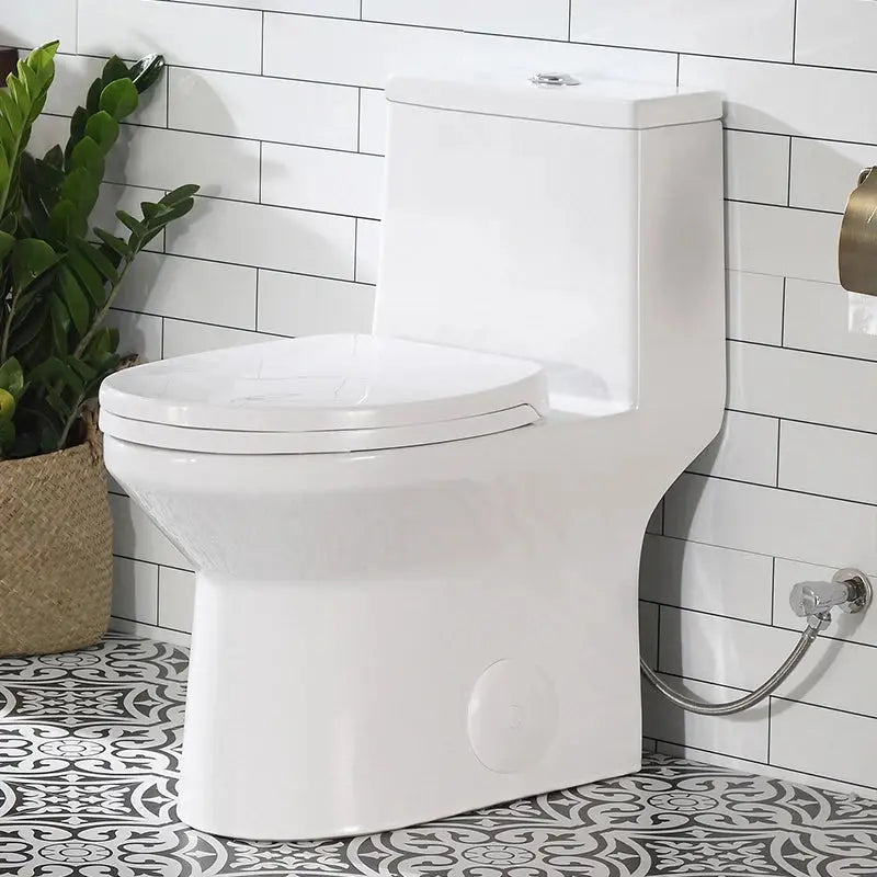 HOROW Best Floor Mounted Elongated Seat One Piece Toilet Model HWMT138 HOROW