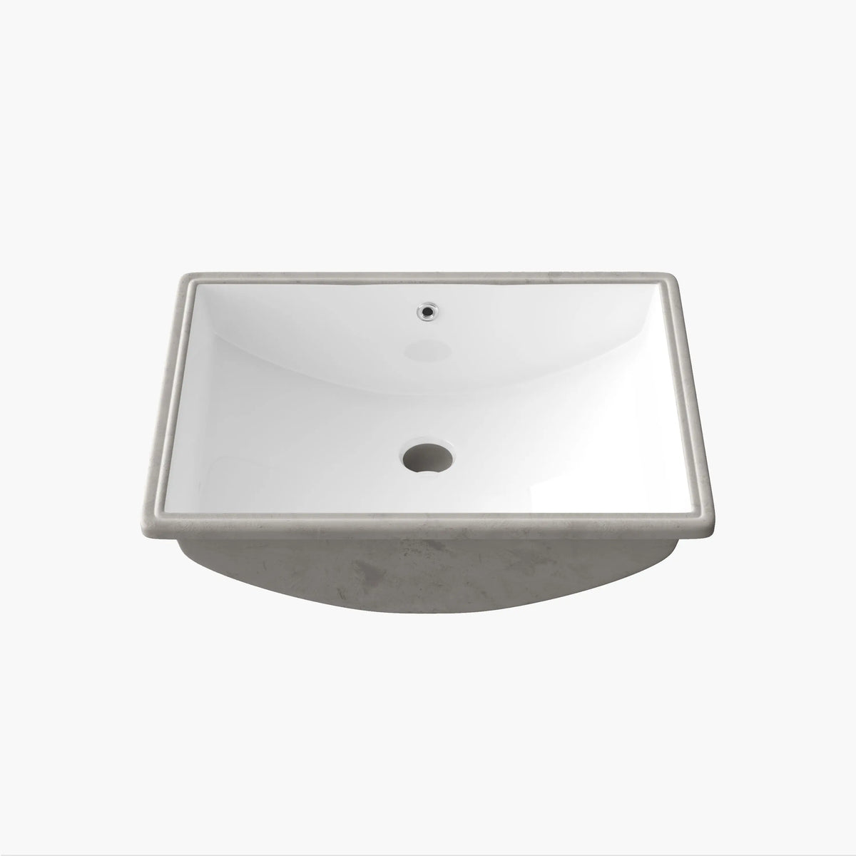HOROW 22 Inch Undermount Kitchen Sink Rectangular Undermount Bathroom Sink Model HWTP-S5540D HOROW