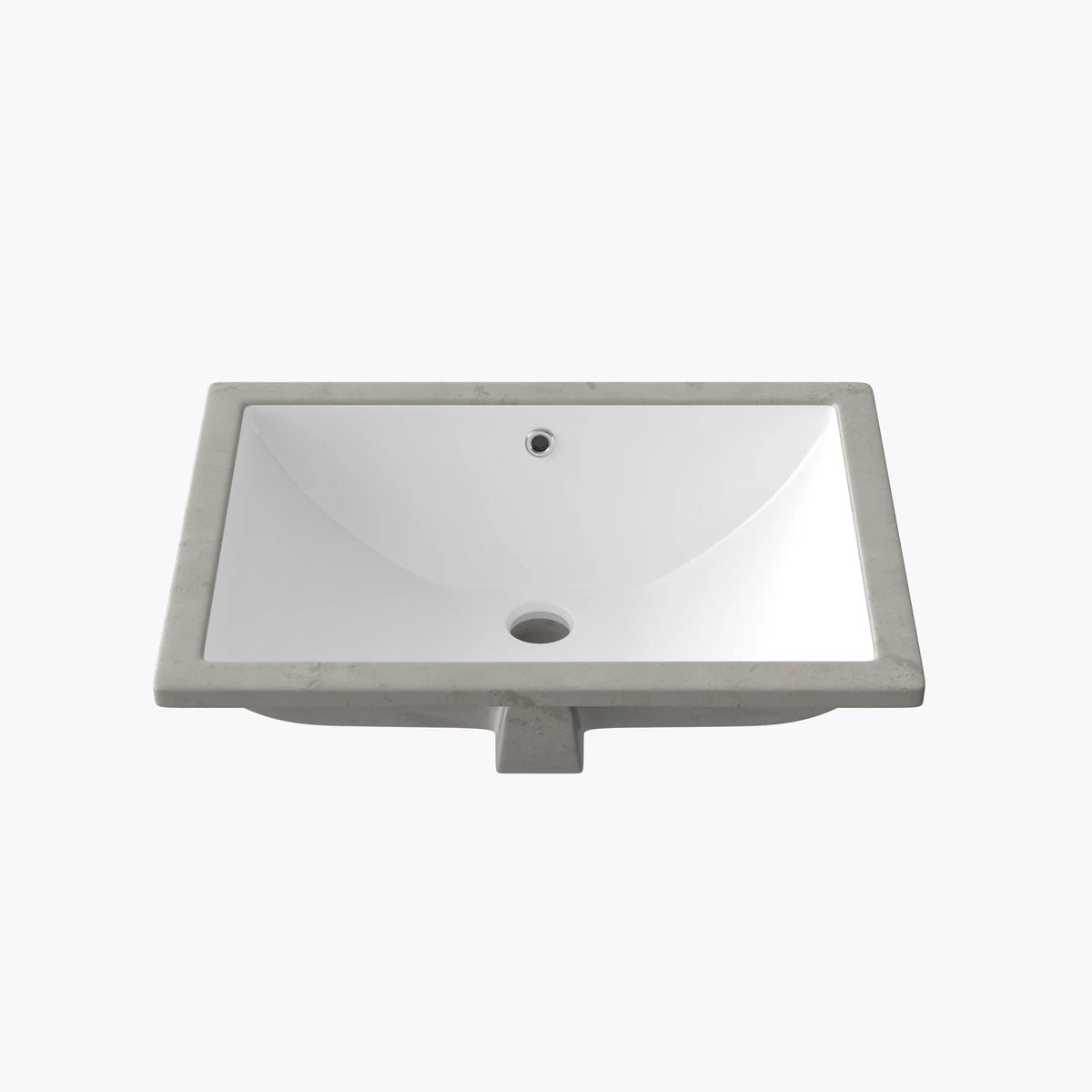 HOROW 24 Inch Kitchen Sink Undermount Square Bathroom Sinks Model HWTP-S6040D HOROW