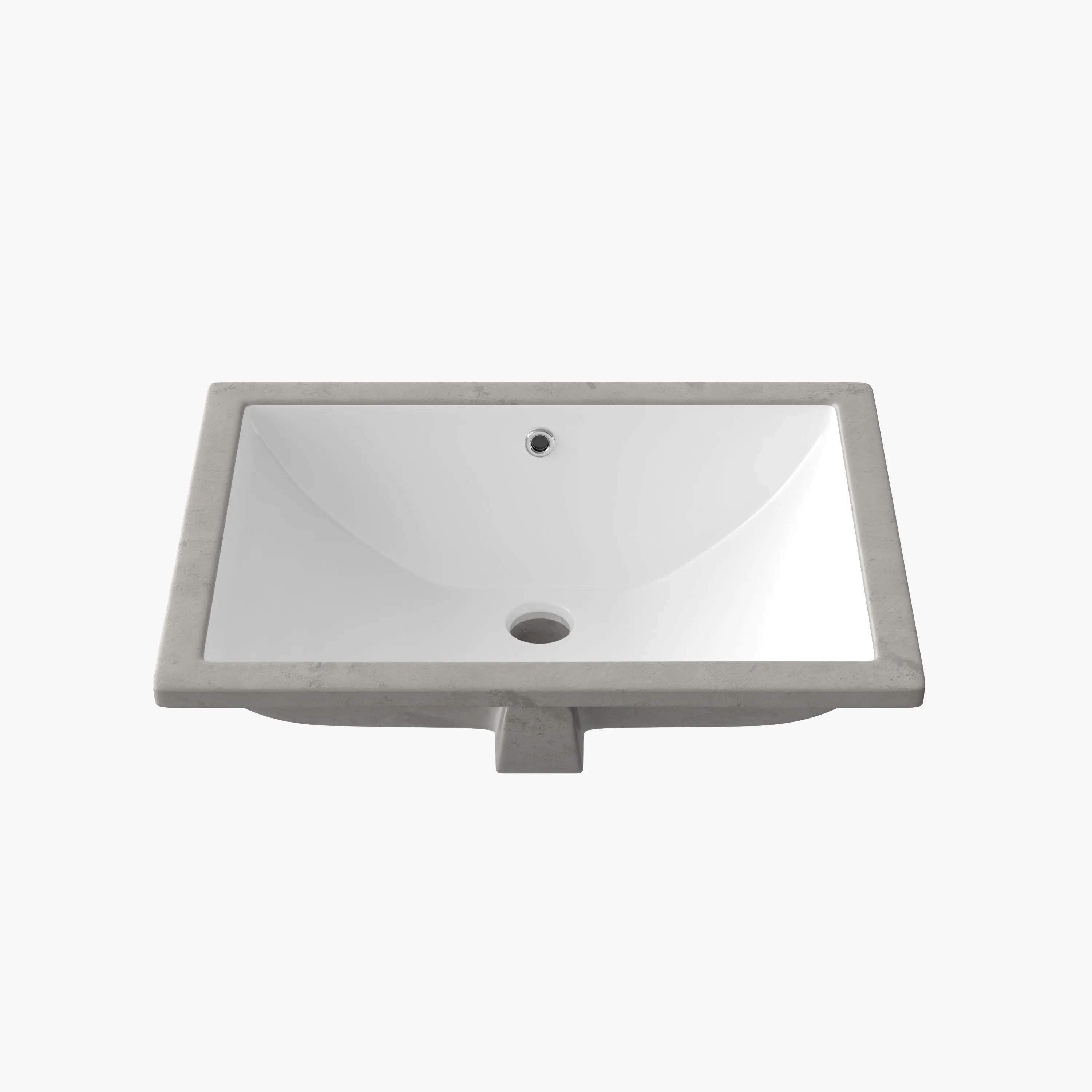 HOROW 24 Inch Kitchen Sink Undermount Square Bathroom Sinks Model HWTP-S6040D