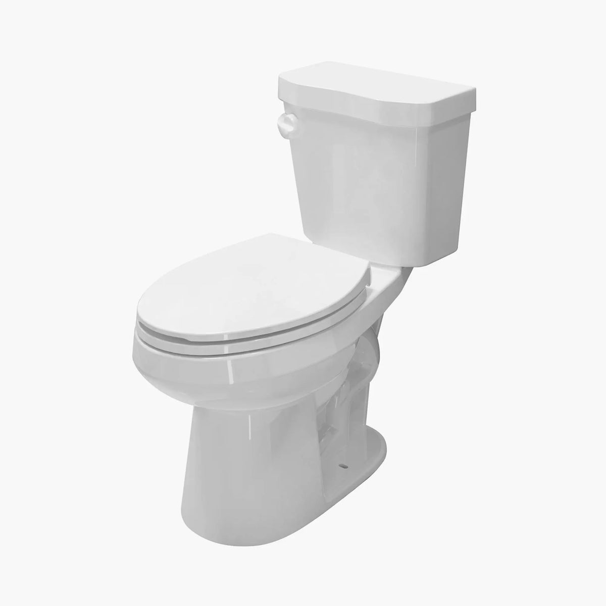 HOROW Dual Flush 1.28 GPF Elongated Floor Mounted 2 Piece Toilet Model HWTT-E01S HOROW