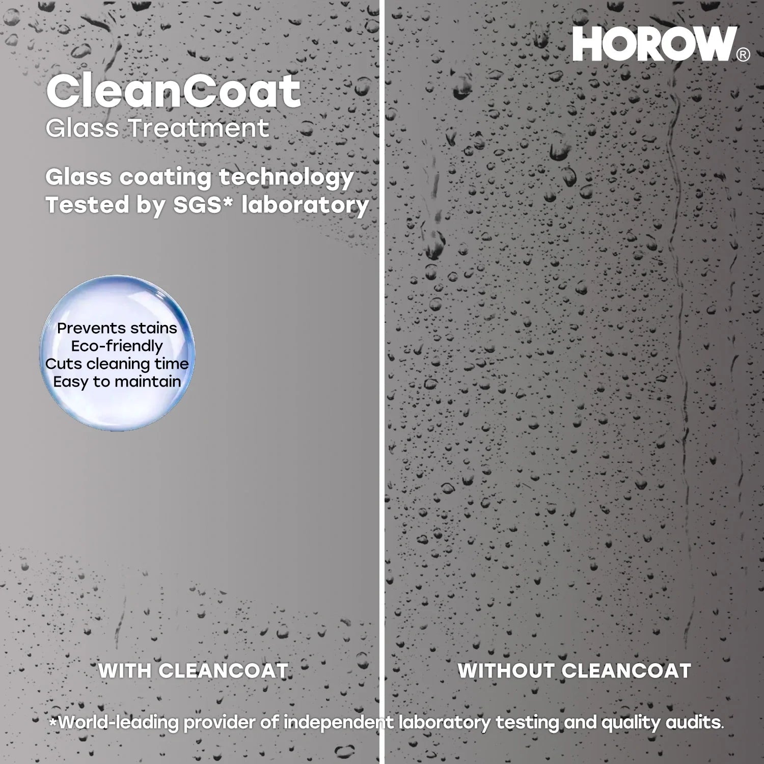 HOROW K2-MB Black Ultra-Narrow Frame Shower Door with Magnetic Catch