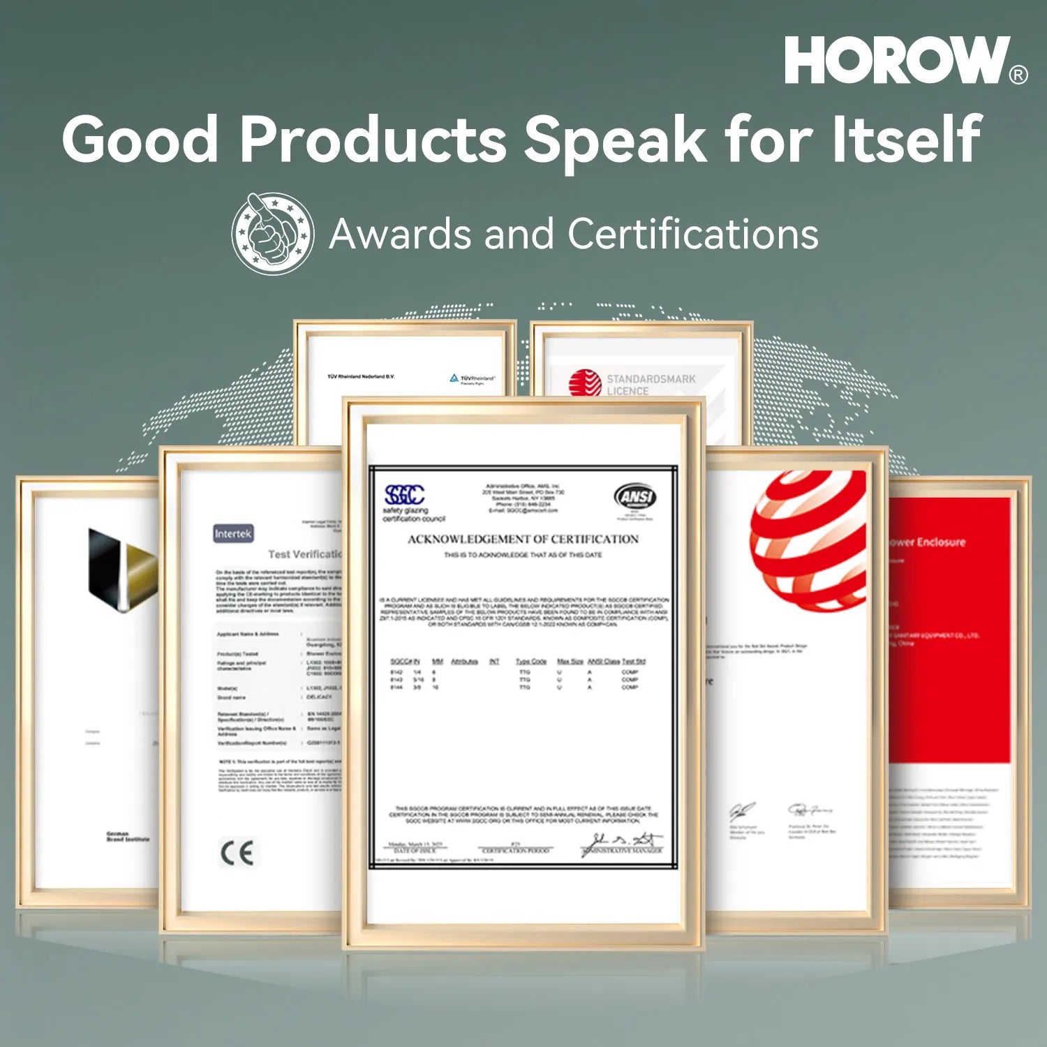 Brushed Gold Frameless Shower Door with 8mm Glass Sliding Model MI6076-SG