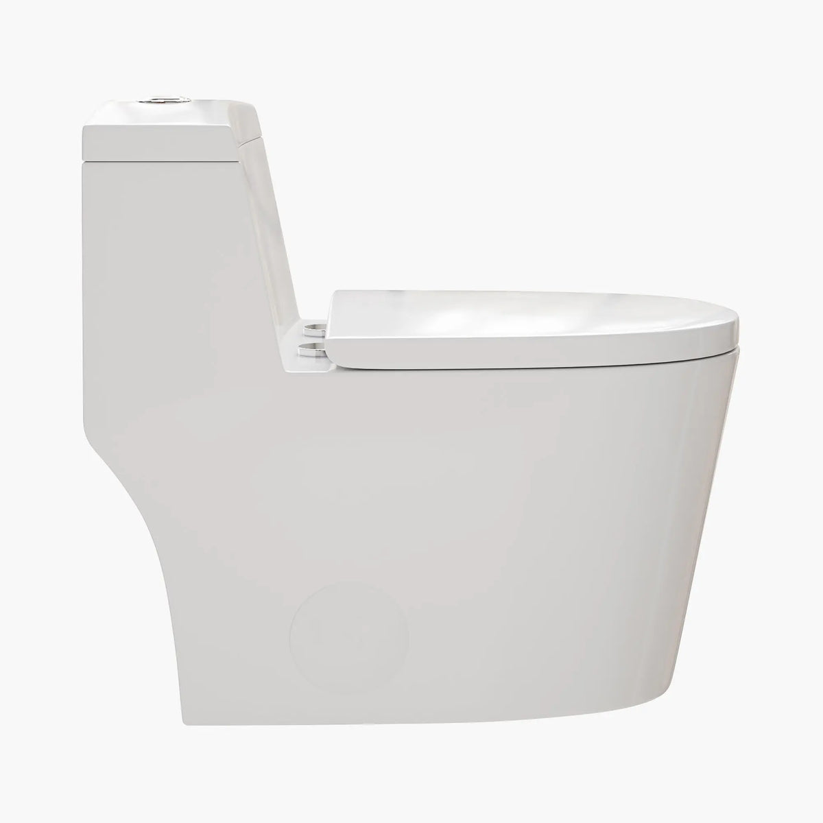 HOROW Compact Elongated Toilet One Piece Dual Flush 1.1 OR 1.6 GPF Toilet Model T0280W HOROW