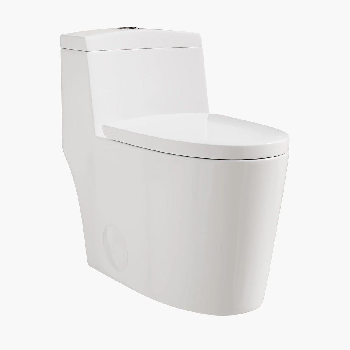 HOROW Compact Elongated Toilet One Piece Dual Flush 1.1 OR 1.6 GPF Toilet Model T0280W HOROW