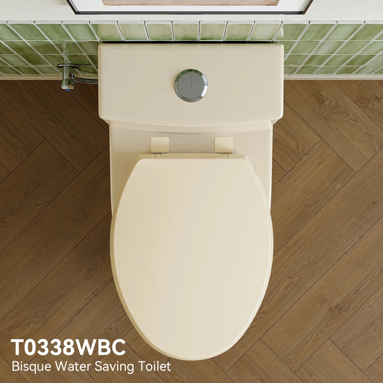 12 Inch Rough In Toilet With Biscuit Color Model T0338WBC