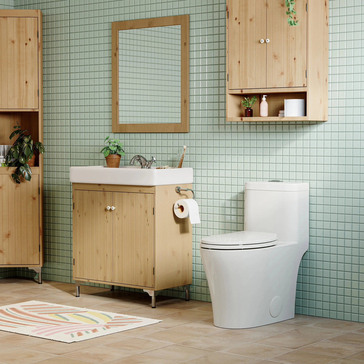 Elongated toilet with Chrome Button and ADA Compliant Model T0351W HOROW