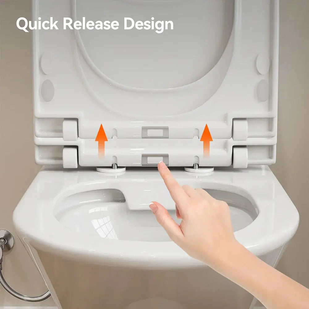 T0355W One Piece Toilet with ADA and Comfort Chair Seat for 12 Inch Rough In HOROW