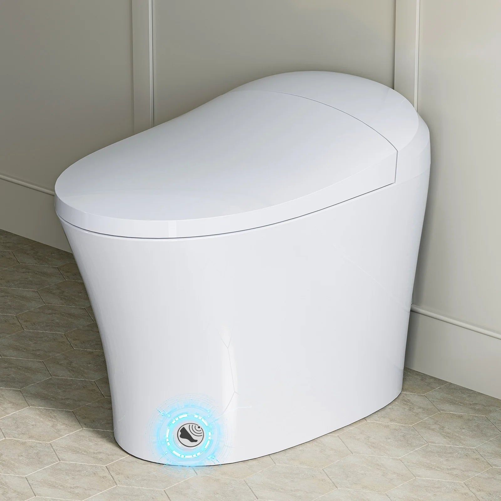 HOROW One Piece Smart Tankless Toilet With Heating Seat Model T10