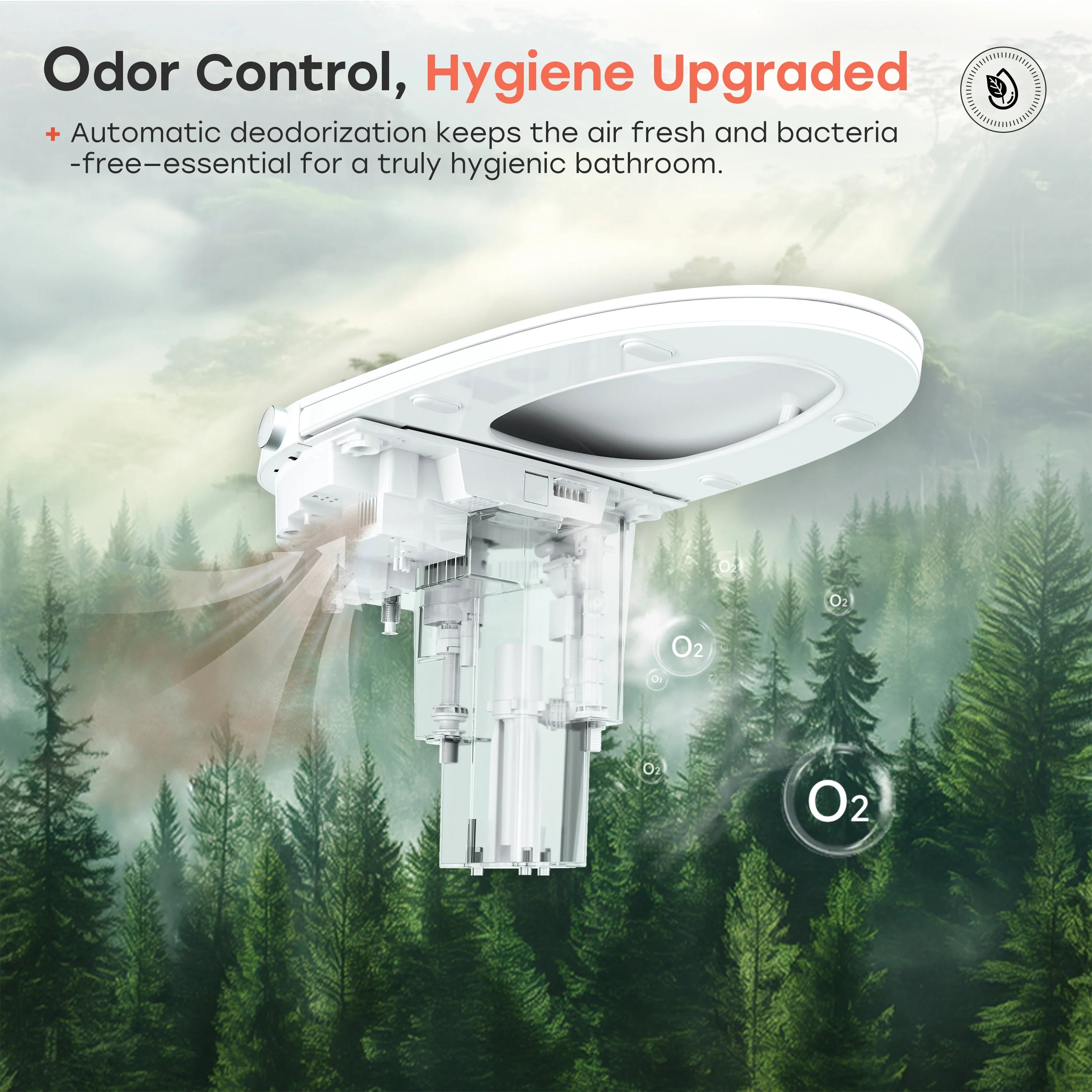 Best Smart Toilet with Built in Bidet and ADA Compliant Model T33