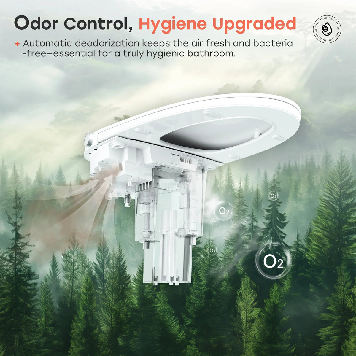 Best Smart Toilet with Built in Bidet and ADA Compliant Model T33 HOROW
