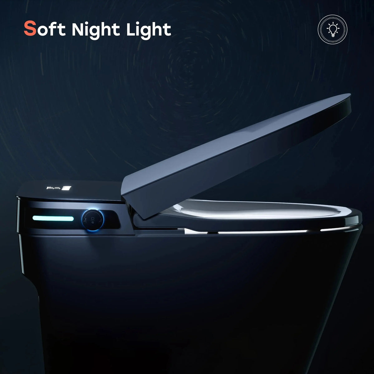 10 Inch Rough In Toilet with Bidet and Dryer for Power Outage Model T37D HOROW