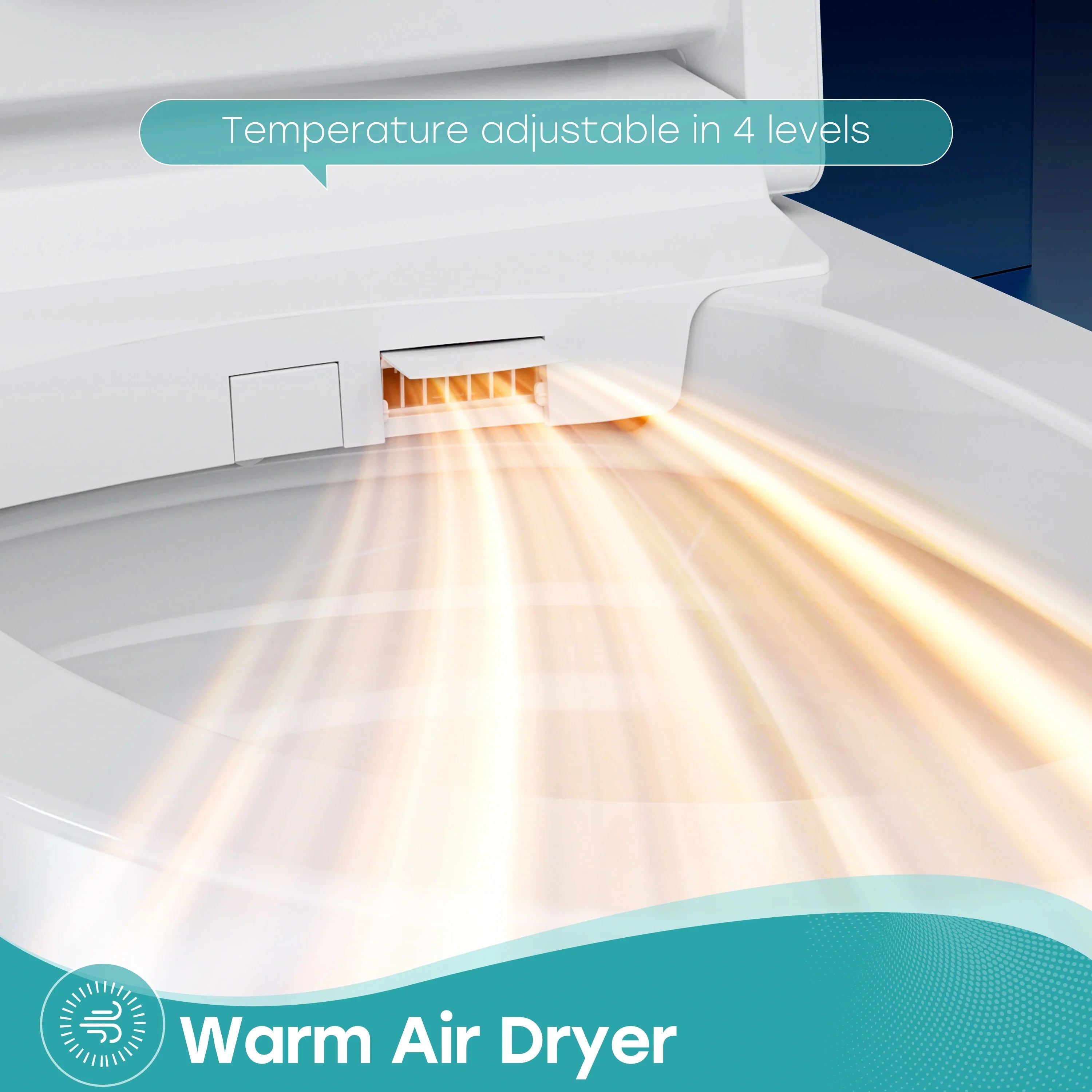 Bidet Combo Toilet with Mood Light for 12 Inch Rough In Model T38