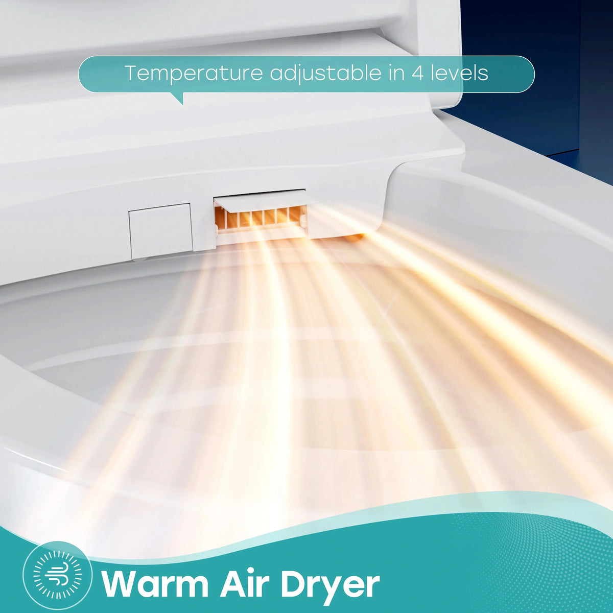 Bidet Combo Toilet with Mood Light for 12 Inch Rough In Model T38 HOROW