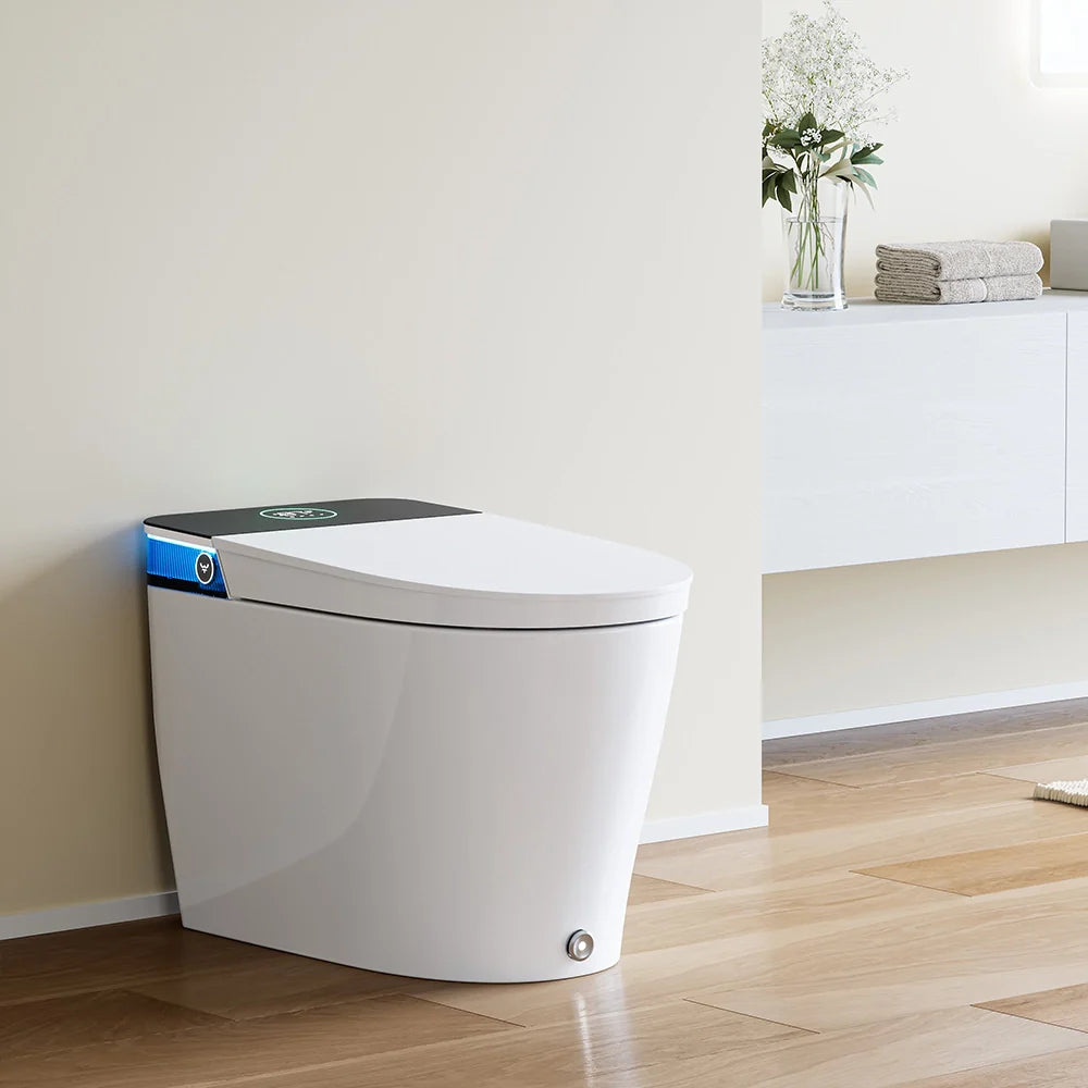 Bidet Toilet with Handle Flush and Dryer System for 12 Inch Rough In Model T38D