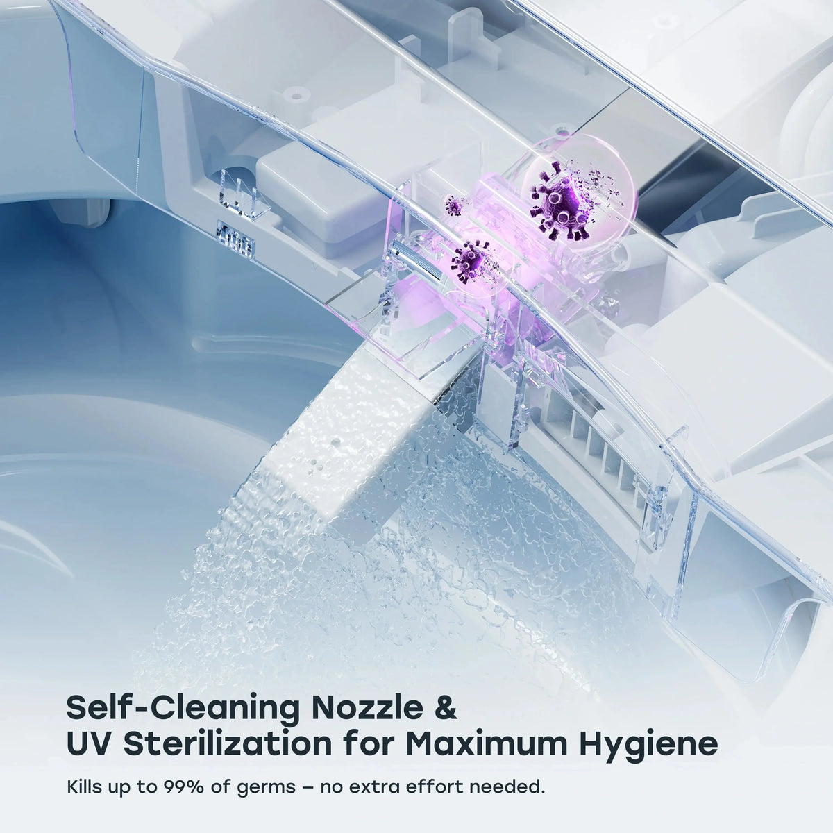 Smart Toilet with Flush Tank and ADA Compliance for 12 Inch Rough In Model T38P HOROW