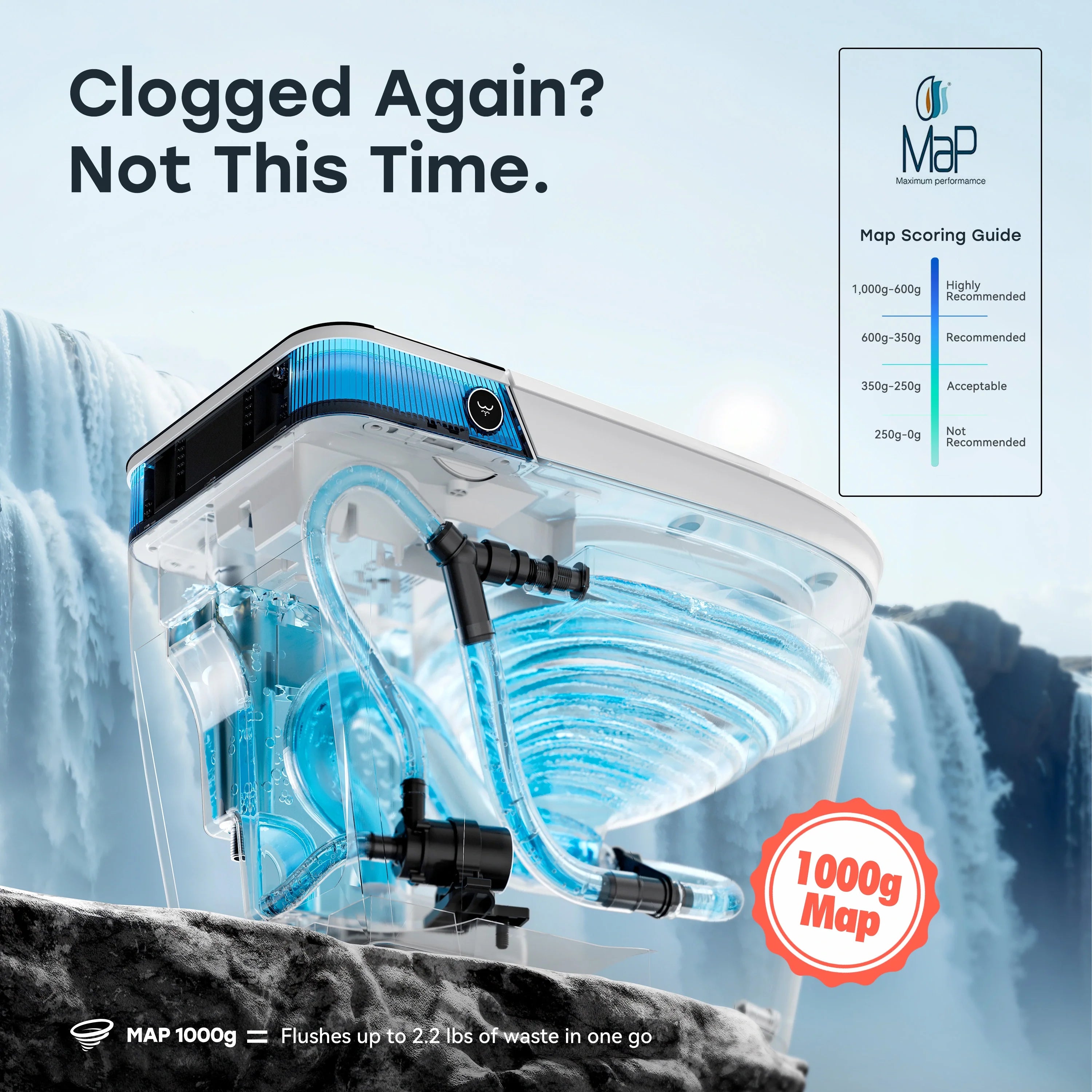 Smart Toilet with Flush Tank and ADA Compliance for 12 Inch Rough In Model T38P