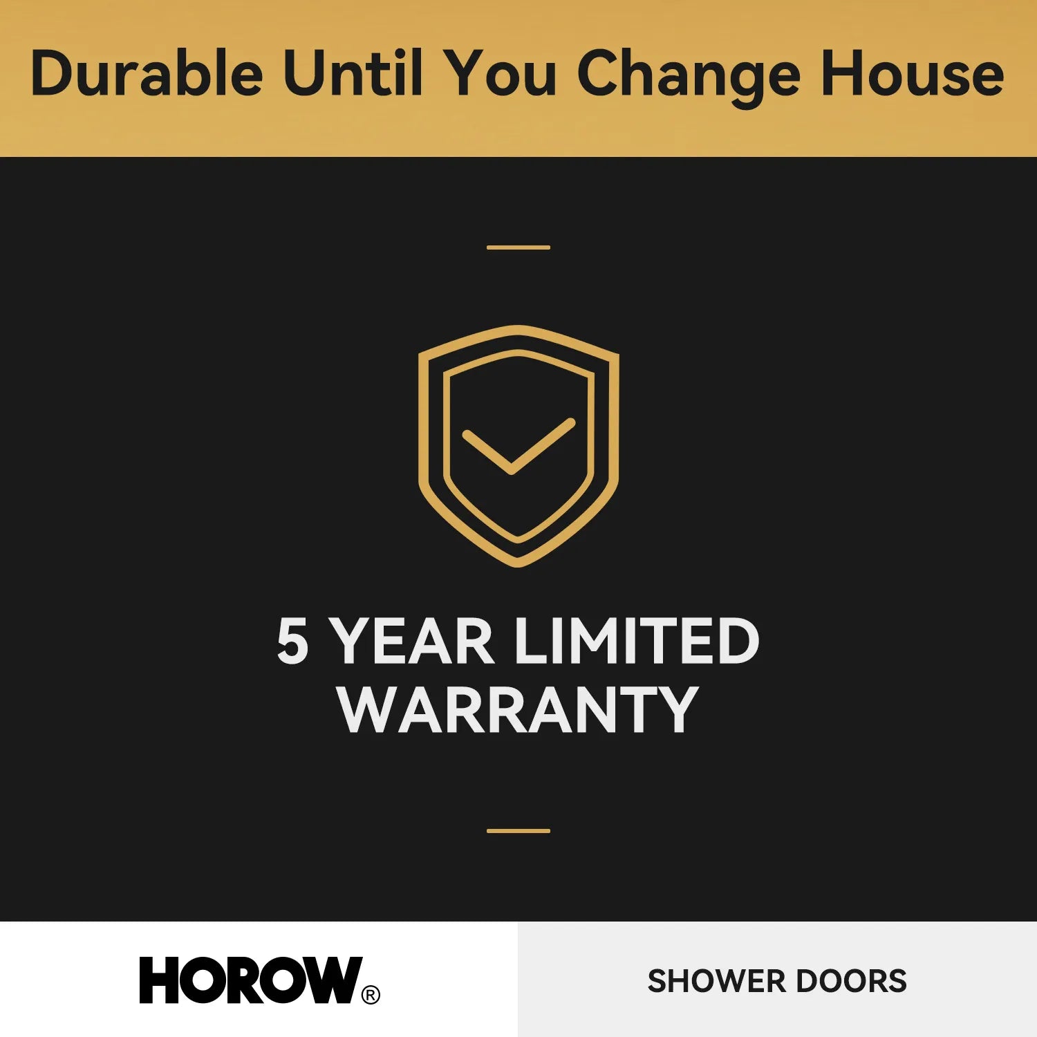 Brushed Nickel Shower Door with Sliding Frameless Model TE6076-BN