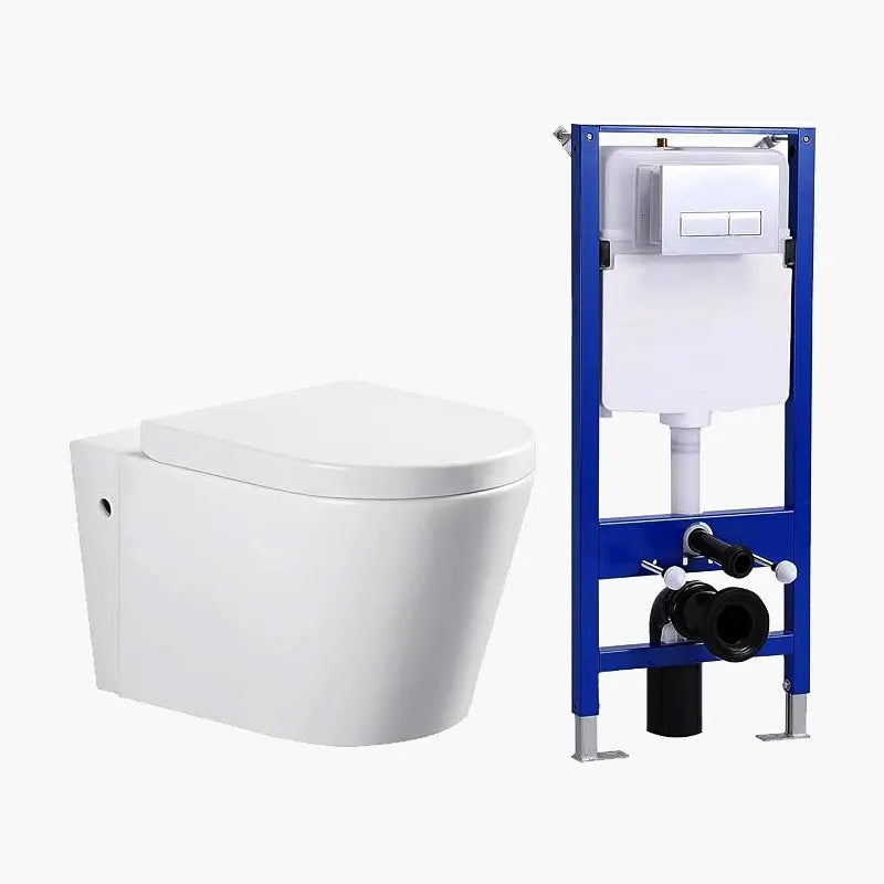 TG02 Wall Mounted Toilet With Tank Residential Wall Hung Toilet HOROW