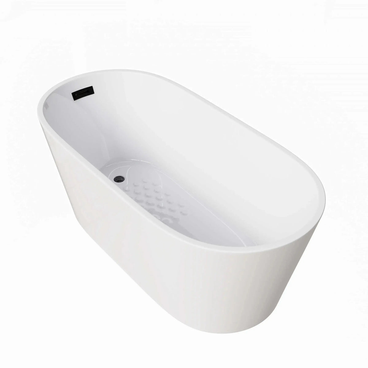 HOROW 59 Inch Deep soaking Tub Acrylic Freestanding Tub Model TU59-MB HOROW