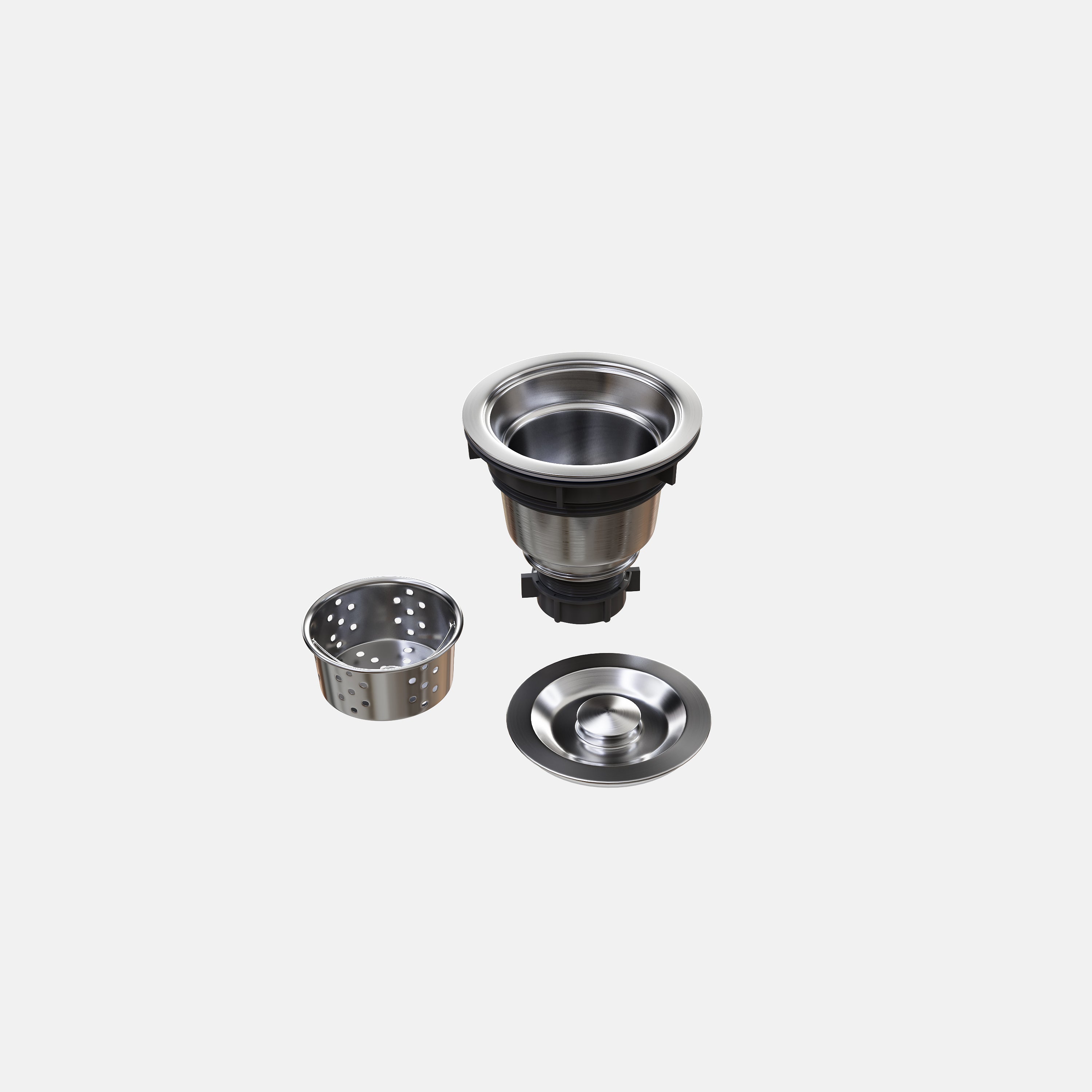 HOROW 36 Inch Sink Black Kitchen Farm Sink With Basket Strainer Model HR-S3618B